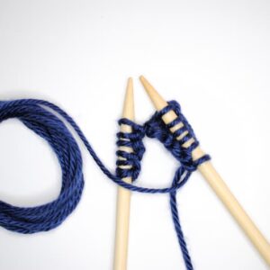 Picture of knitting needles to go with the class being held at Sunshine Weaving and Fiber Arts.