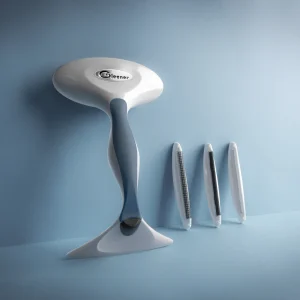 Gleener Fabric Shaver and Lint Brush shown with three different edges.